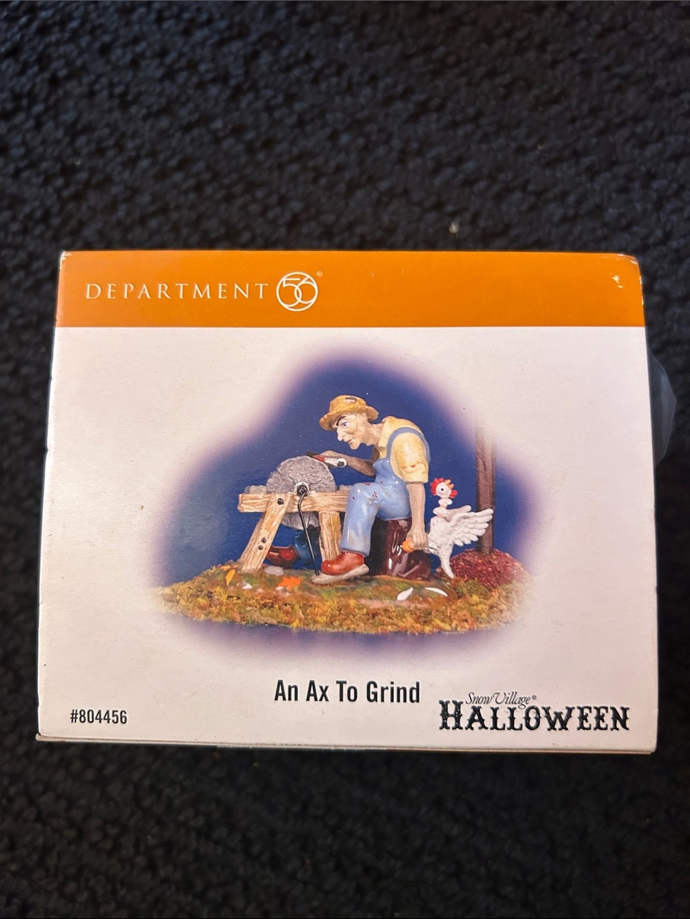 Department 56 Halloween " An Ax to Grind " Accessory